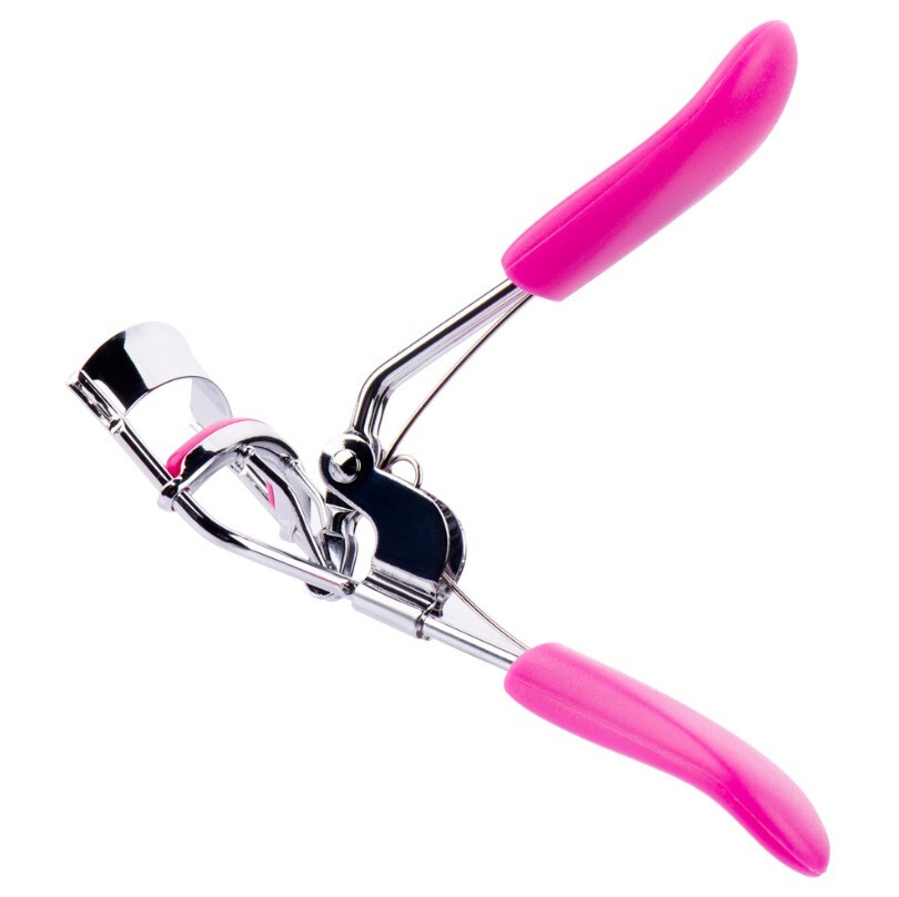 EVABOND Зажим/керлер для завивки ресниц, с пластиковыми ручками, розовый  #1