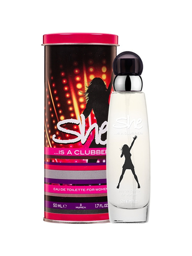 HUNCA CALDION, Туалетная вода женская She Is Clubber women , 50 ml #1