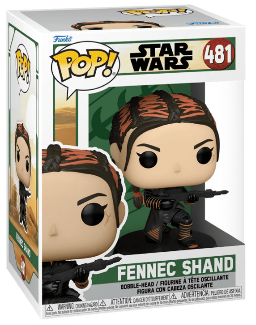 Фигурка Funko POP! 481 Bobble Star Wars Book of Boba Fett Fennec Shand 60237 #1