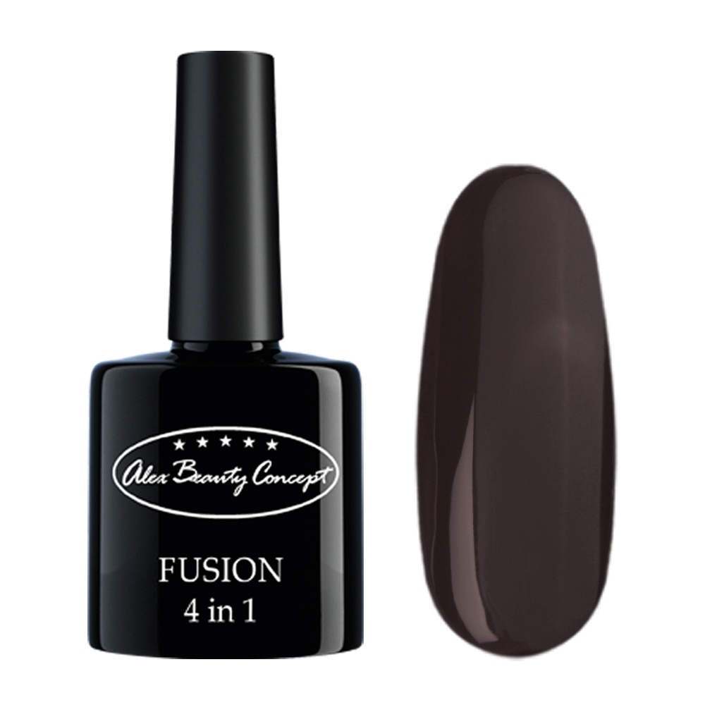 Alex Beauty Concept гель лак для ногтей FUSION 4 IN 1 GEL, 7.5 мл., цвет темно-коричневый 70166  #1