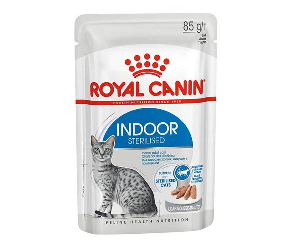 Влажный корм royal canin для домашних стерилизованных кошек паштет 12 шт  #1
