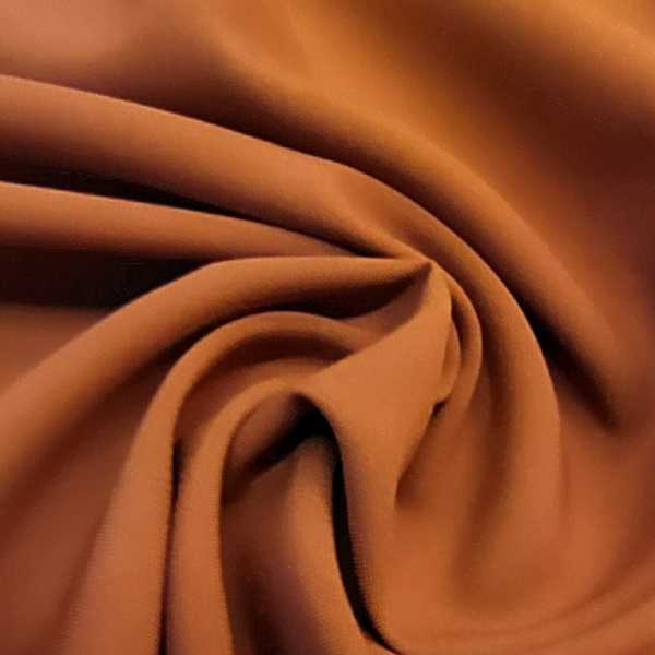 Ткань Габардин стрейч Белый Лебедь 150см г/к коричневый 19-1235 100%пэ 183г/м2 (НА ОТРЕЗ)  #1