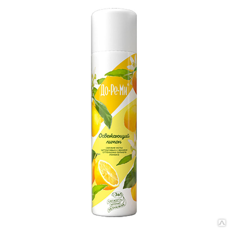 Освежитель воздуха ДО-РЕ-МИ Аква плюс ЛИМОН, 350мл, 3 штуки - купить с ...