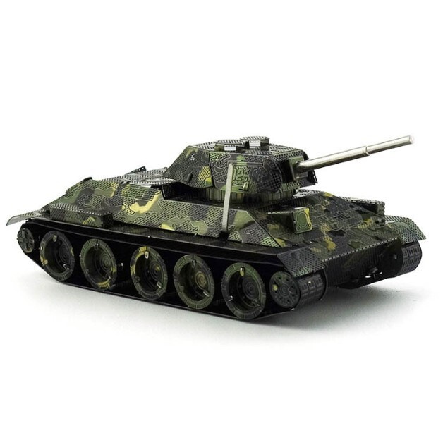 Металлический конструктор / 3D конструктор / Сборная модель / Конструктор 3D Metal Model / Танк T-34 #1