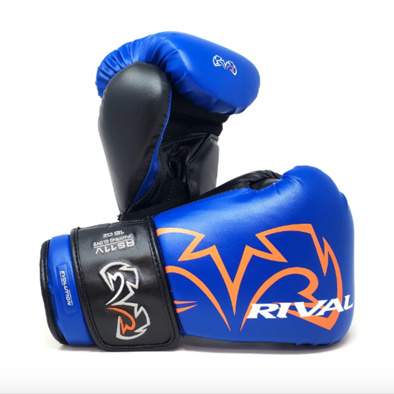 Перчатки боксерские RIVAL RS11V EVOLUTION SPARRING GLOVES, 14 унций, синие  #1