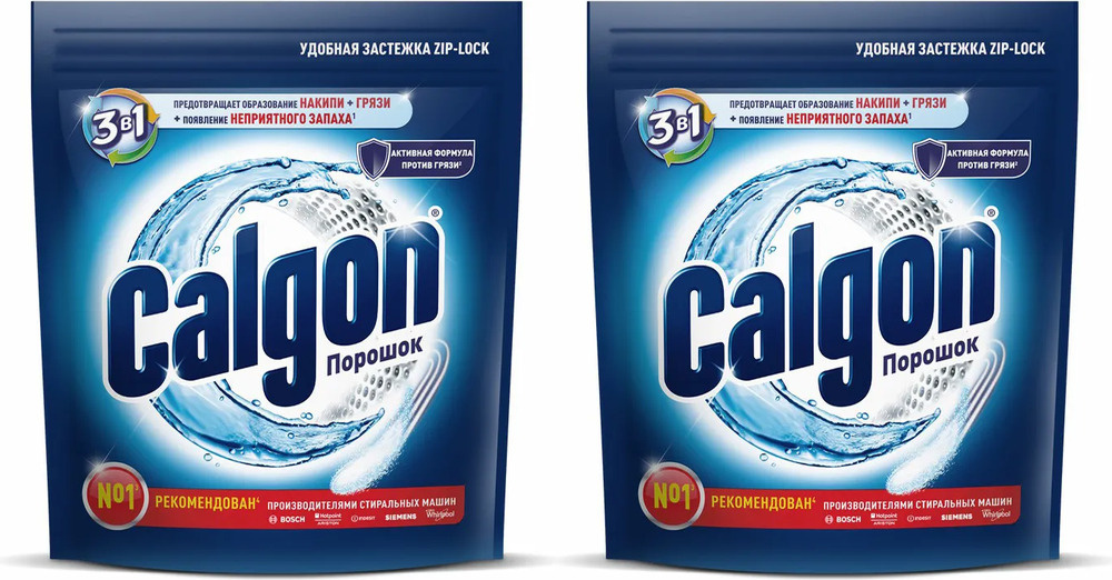 Стиральный порошок Calgon 3 в 1 автомат универсальный 750 г, комплект: 2 упаковки по 750 г  #1