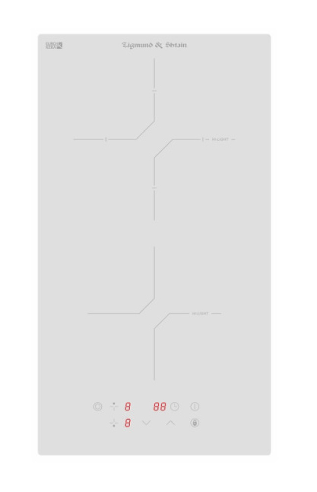 Zigmund & Shtain варочная панель CN 38.3 W стеклокерамическая поверхность, белый  #1