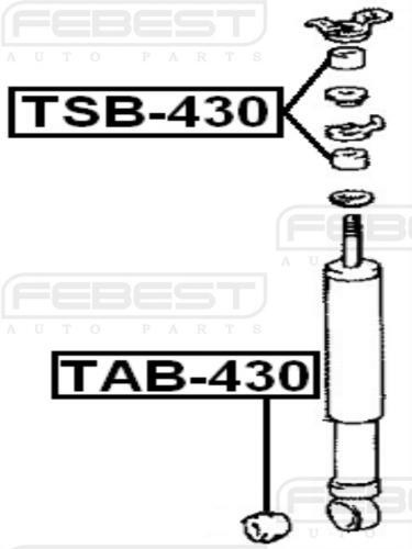 SAFEBEST Амортизатор подвески, арт. TAB430 #1