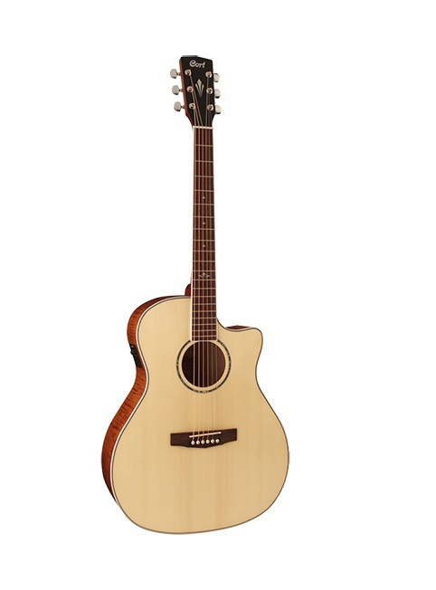 Cort Электроакустическая гитара Электро-акустическая гитара, с вырезом, натуральный, Grand Regal Series #1