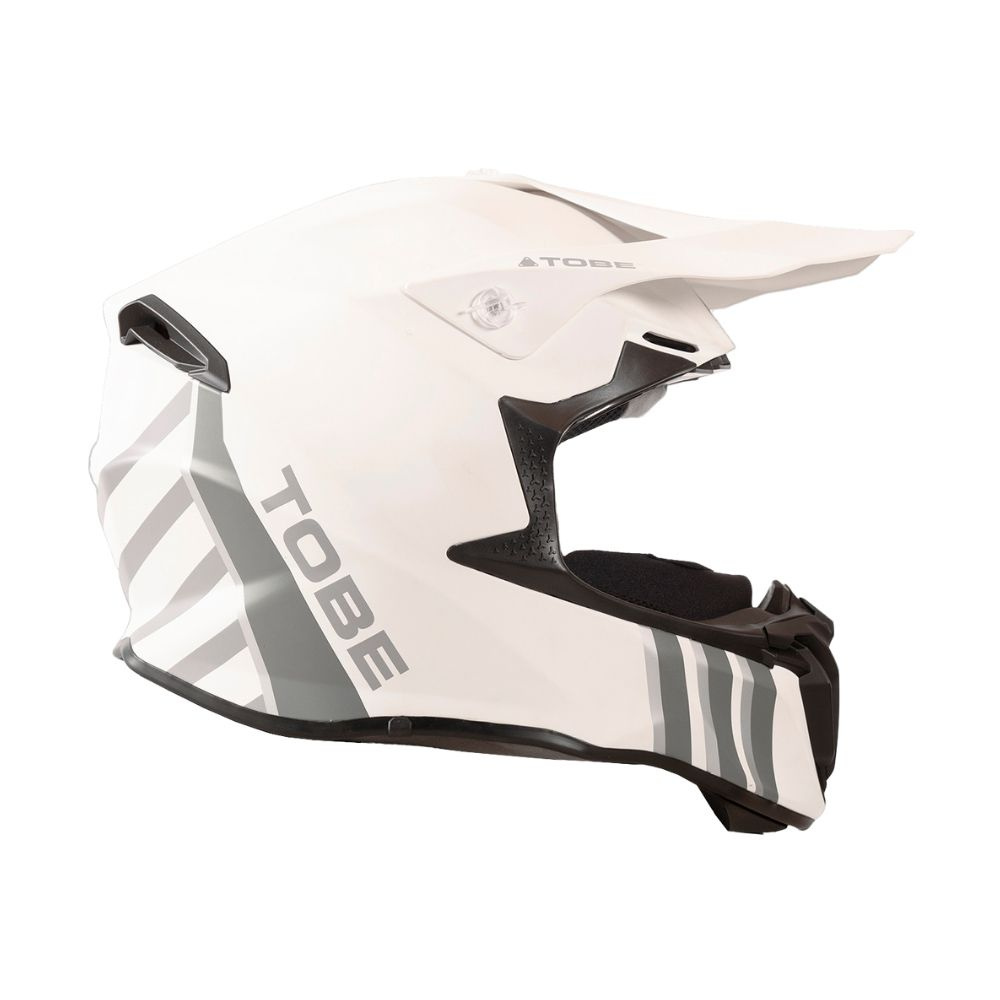 ToBe Шлем для снегохода, цвет: белый, серый, размер: XL #1