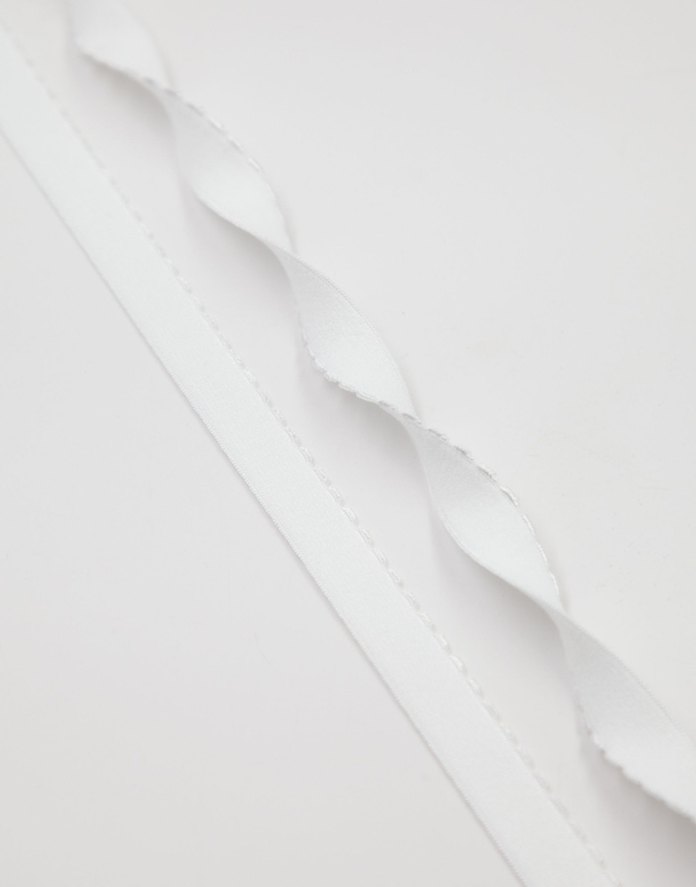 Резинка отделочная с фестоном Lauma цвет Белый (001) 15 мм, 10м  #1