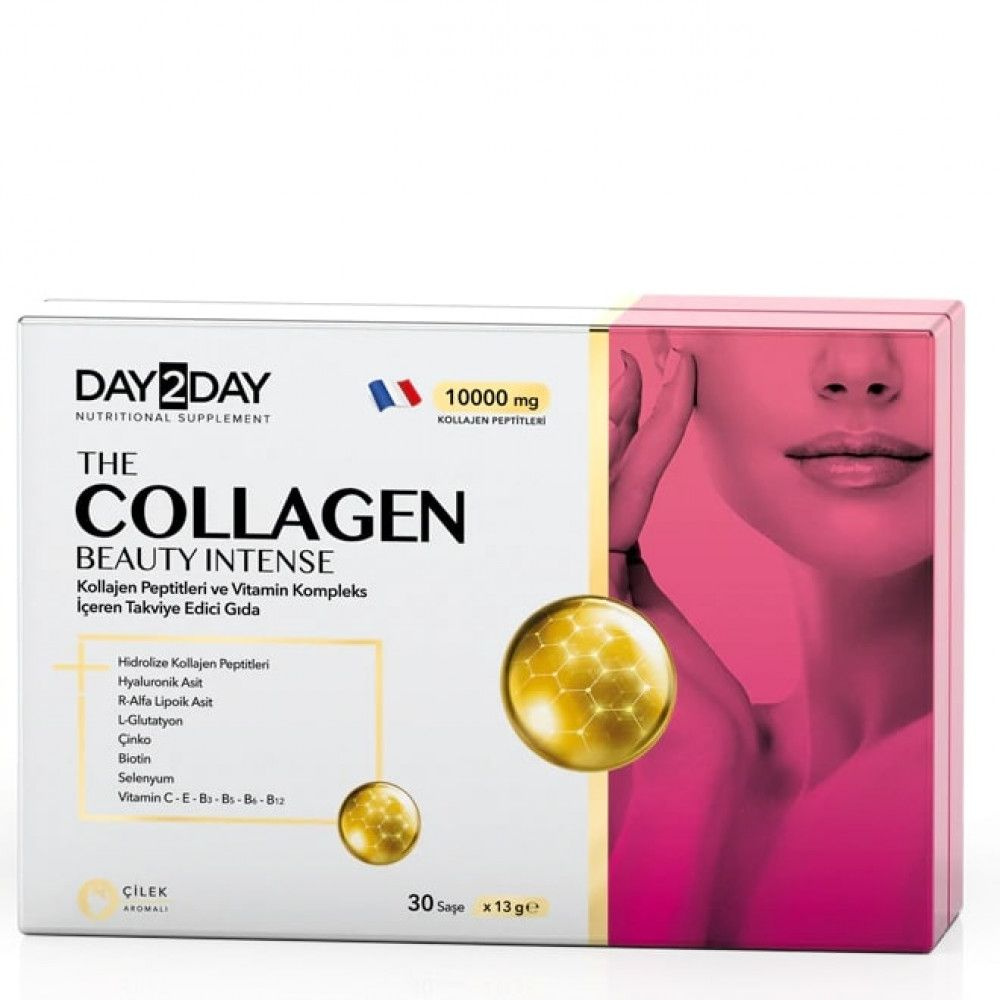 Day2day the collagen beauty intense 30 саше 10000mg со вкусом клубники #1