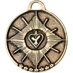 Amulet-Symbol №19 ВЕРА-НАДЕЖДА-ЛЮБОВЬ - 2 в 1: подвеска и брелок (шнурок и брелочное кольцо), 1 шт.  #1