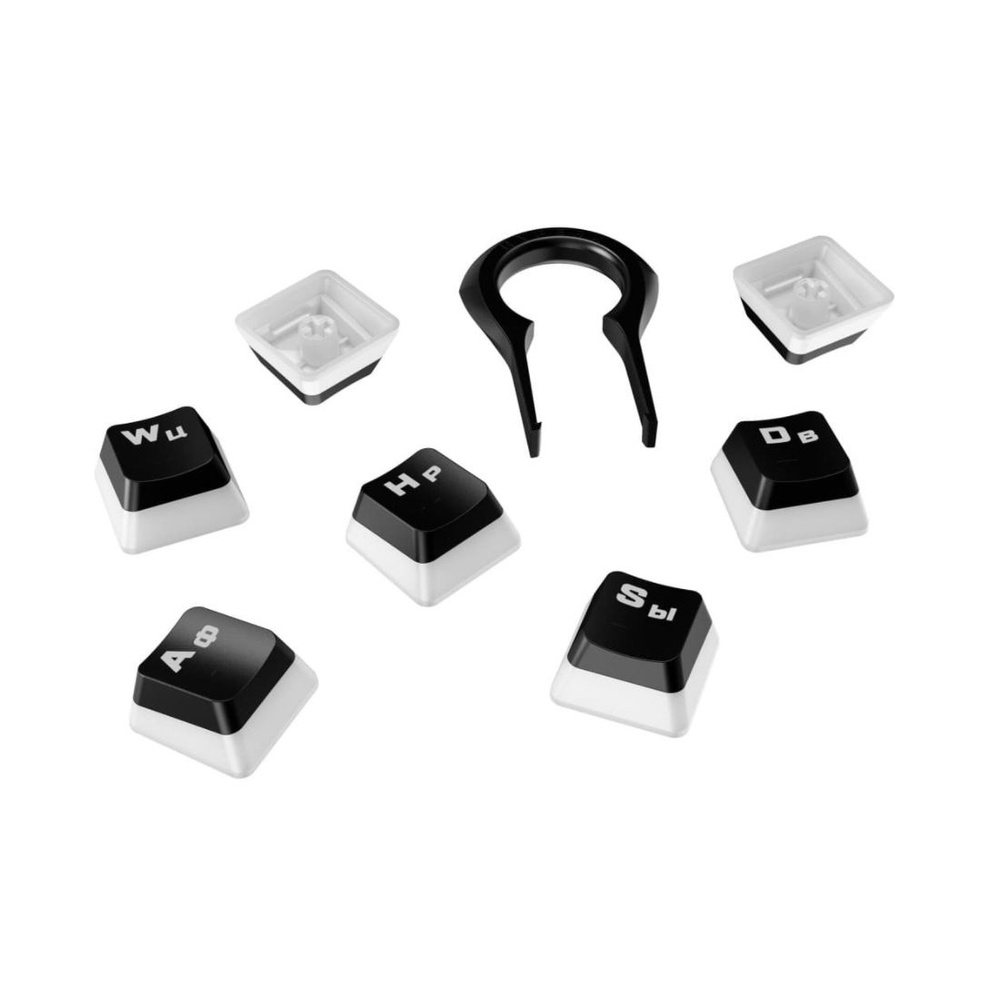 HyperX Игровая клавиатура Набор кнопок на клавиатуру HyperX Pudding Keycaps Full Key Set (Black) 4P5P4AX#ACB #1