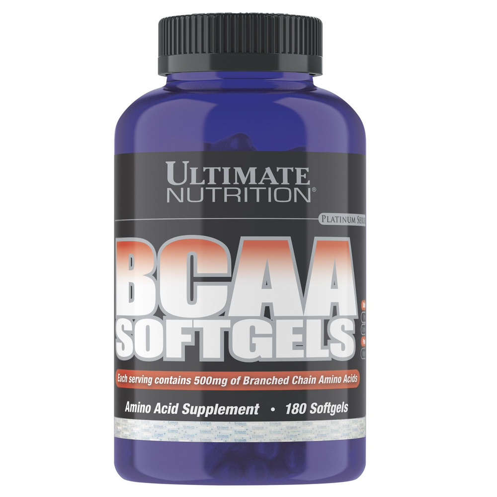 Аминокислоты BCAA Ultimate Nutrition BCAA SOFTGELS 180 софтгель #1