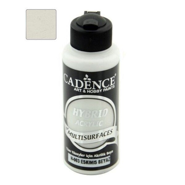 Акриловая краска Cadence Hybrid Acrylic Paint, 120 ml. Ancient White H-003 #1