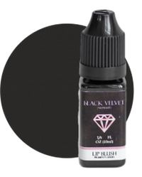 Пигмент для перманентного макияжа век LIP BLUSH BLACK VELVET Черный бархат, 10 мл  #1