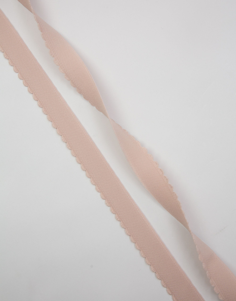 Резинка отделочная с фестоном Lauma цвет Серебристый пион (168) 20 мм, 10 м  #1
