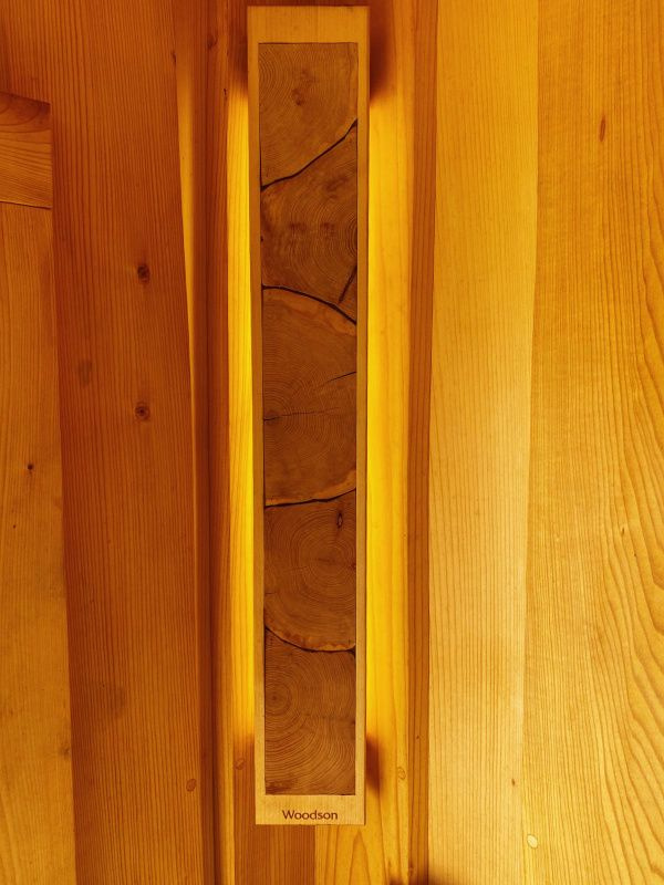Светильник Woodson FIJI угловой со светодиодной лентой, ольха (24V)  #1