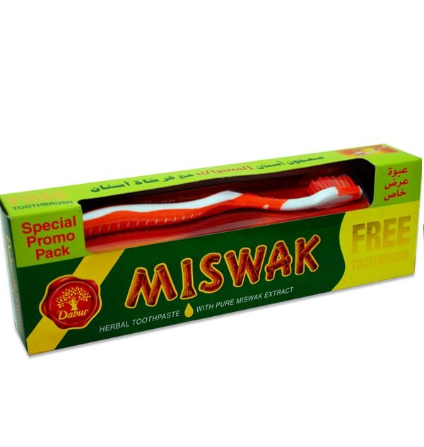 Dabur Зубная паста Мисвак /Дабур/ (зубная щетка в подарок)Toothpaste MISWAK, 190 г.  #1