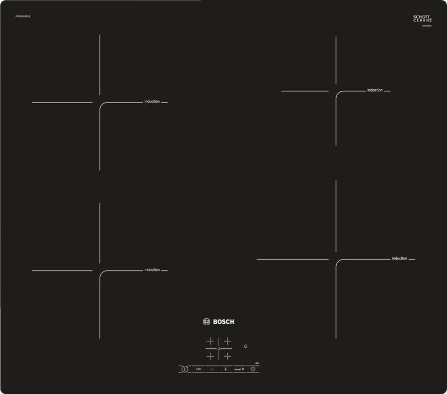 Индукционная варочная поверхность Bosch Индукционная варочная поверхность PIE611BB1E  #1