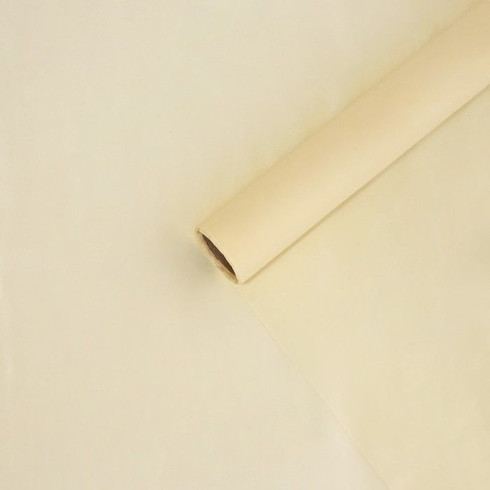 Пленка тишью влагостойкая "Слоновая кость", 0.6 x 8 м, 30мкм #1