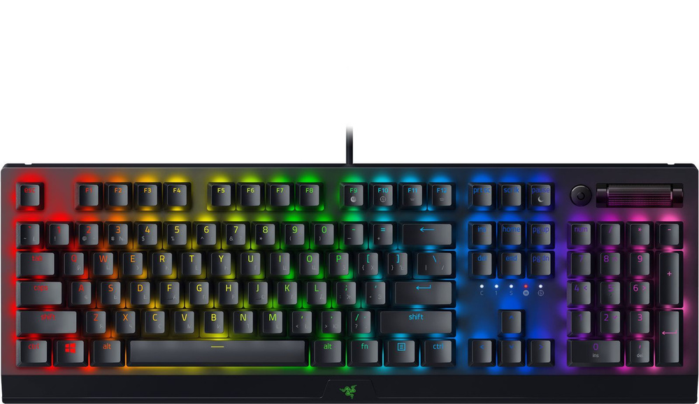 Механическая игровая клавиатура проводная Razer BlackWidow V3 (c русской раскладкой), черный  #1