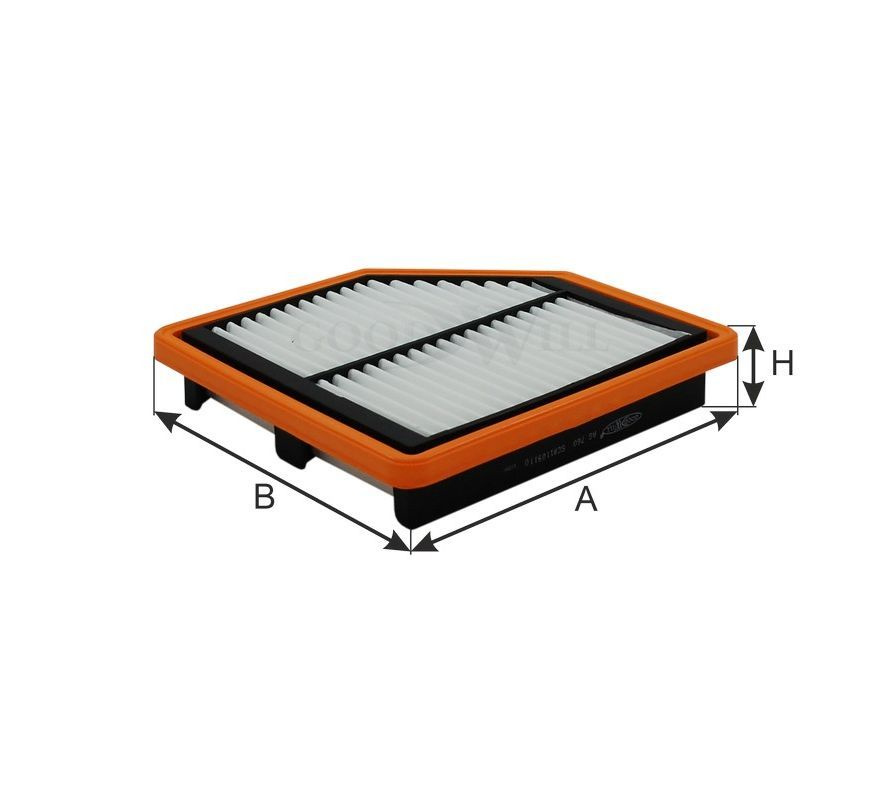 Goodwill Фильтр воздушный арт. AG760 #1