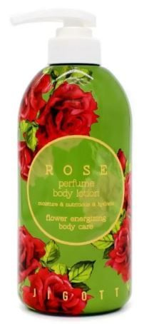 Jigott Perfume Body Lotion Rose Лосьон для тела парфюмированный Роза 500 мл  #1