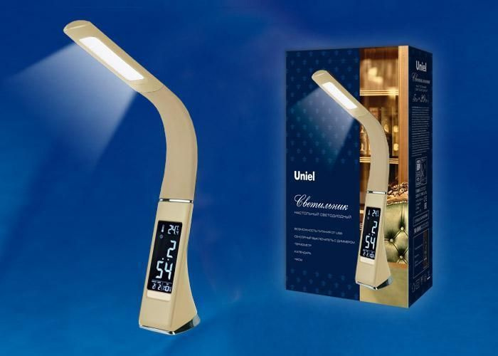 Настольная лампа (UL-00003303) Uniel TLD-542 Cream/LED/300Lm/5000K/Dimmer #1