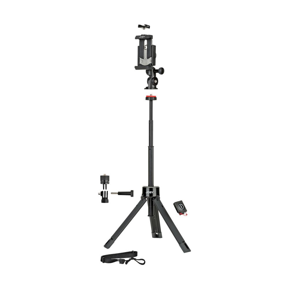 Штатив-монопод Joby GripTight PRO TelePod телескопический с держателем для смартфона и пультом, черный/серый #1