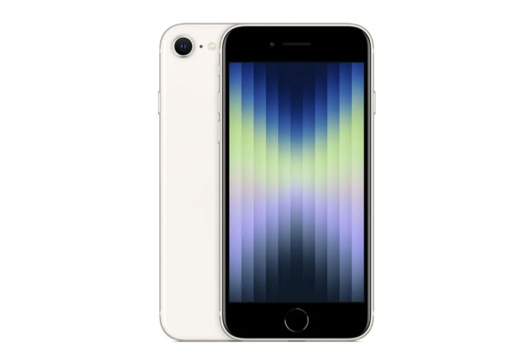 Apple Смартфон iPhone SE 2022 Белый/White
 4/128 ГБ, белый #1