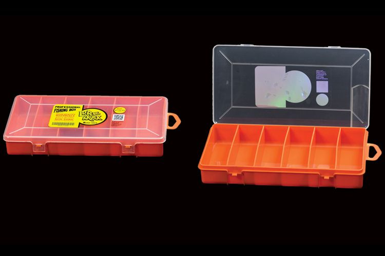 Коробка Lure Max 5024 (оранжевая) 20.9 х 11.8 х 3.5см, 6 отдел. #1