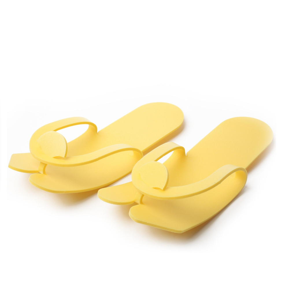 Тапочки-вьетнамки желтые 5 мм Чистовье, 25 пар/упк #1