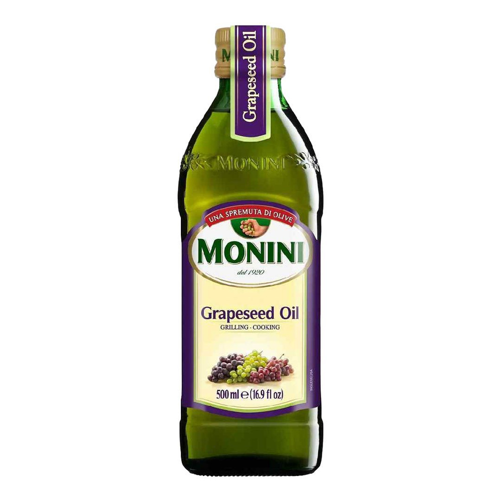 Масло из виноградных косточек Monini Grapeseed Oil рафинированное, 0,5л  #1
