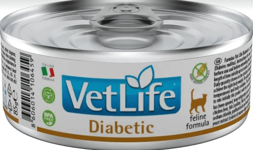 Консервы/влажный корм/паштет Farmina Vet Life Natural Diet Cat Diabetic, Фармина Вет Лайф Диабетик диетический, #1