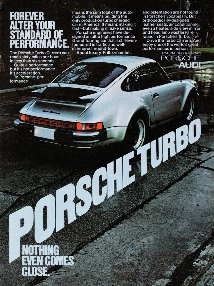 PostersRu Постер "Porsche Turbo", 100 см х 70 см #1