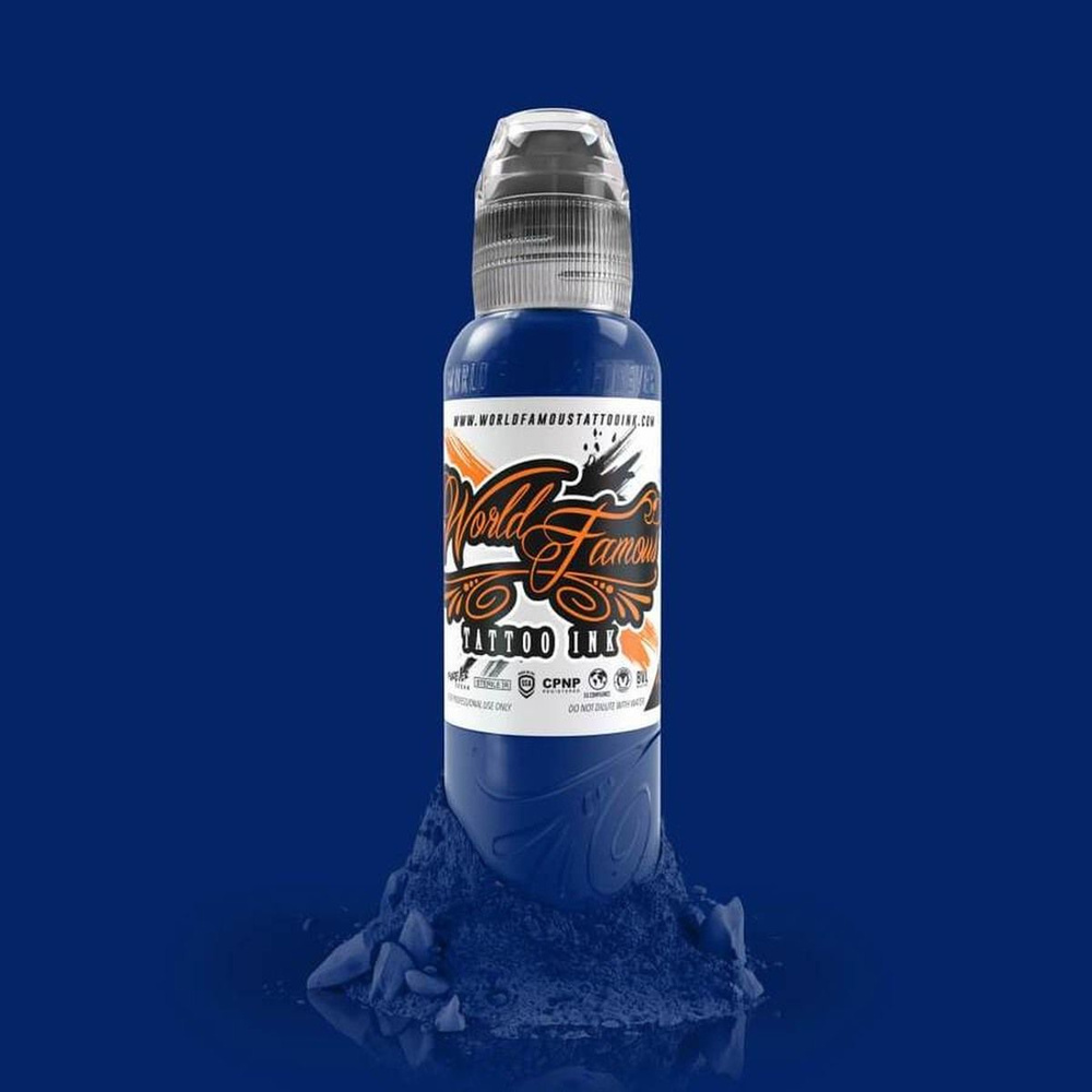 Краска для тату World Famous Tattoo Ink Nile River Blue (1 унция - 30 мл) #1