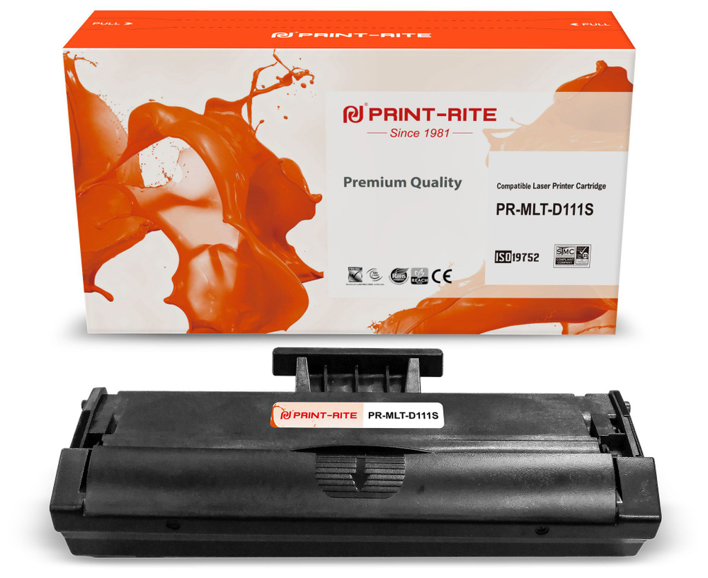 Картридж лазерный Print-Rite TFSFD9BPU1J PR-MLT-D111S MLT-D111S черный (1000стр.) для Samsung Xpress #1