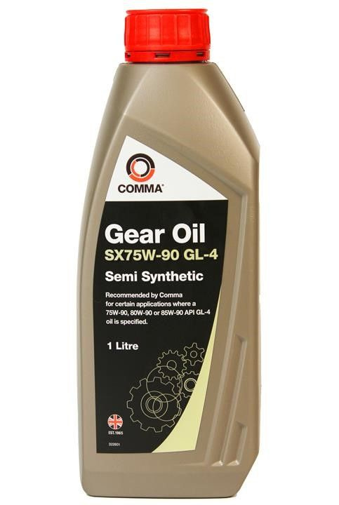 Трансмиссионное масло Comma Gear Oil GL-4 SX 75W-90 1л #1