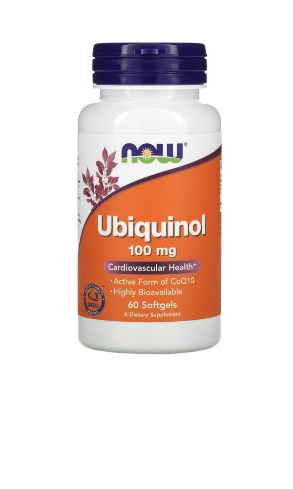 Убихонол NOW Ubiquinol 100 mg 60 капсул #1