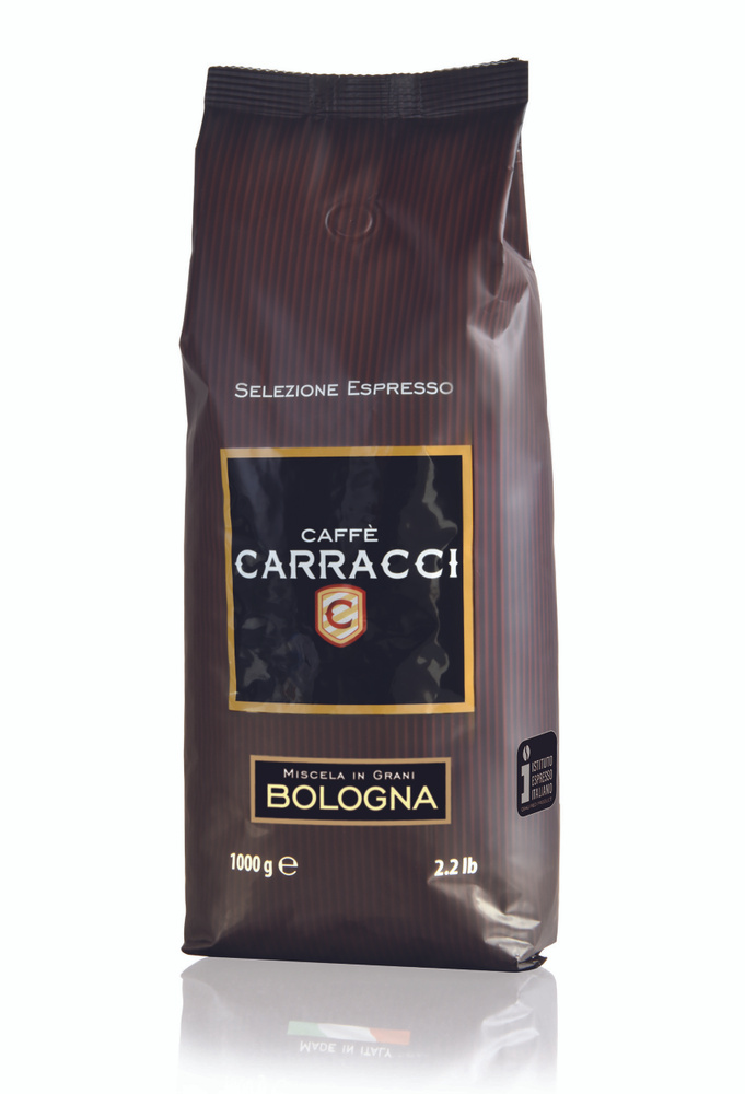 Кофе в зернах "Carracci" Болонья 1 кг #1