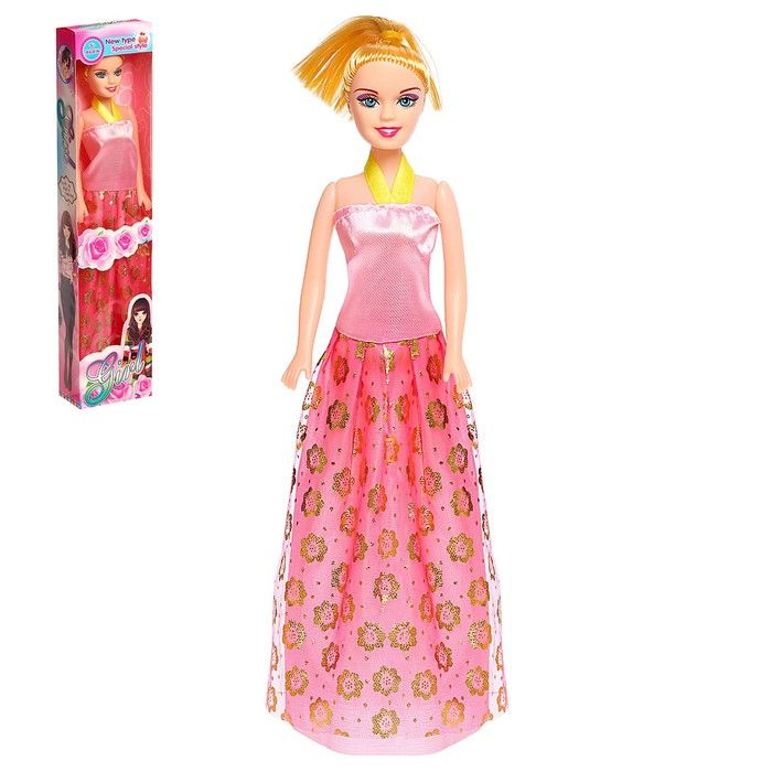 Кукла-модель "Модница" в платье, #1