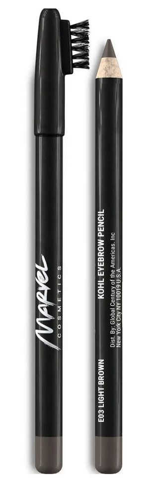 Marvel Cosmetics Карандаш для бровей Kohl Eyebrow Pencil, оттенок light brown  #1