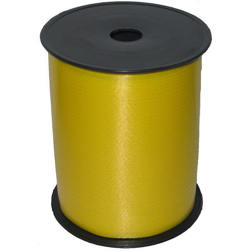 Лента для шаров и подарков / Желтая / 0,5 см * 500 м #1