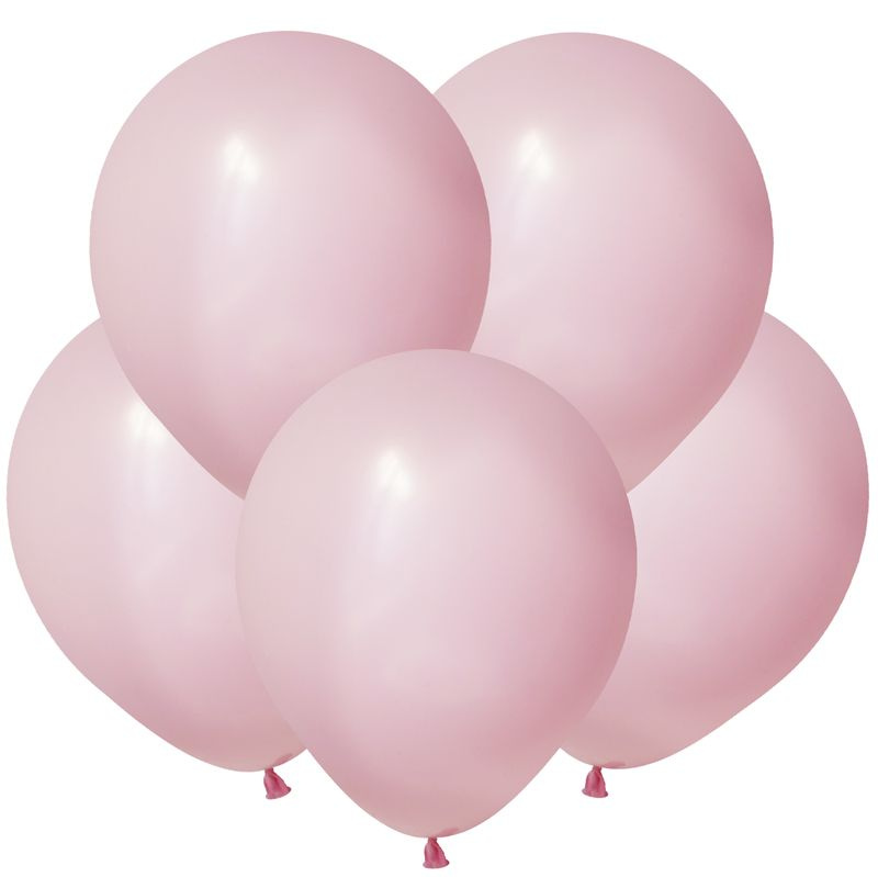 Набор воздушных шаров/Розовый Макаронс, Пастель / Pink /30 см/100 шт.  #1
