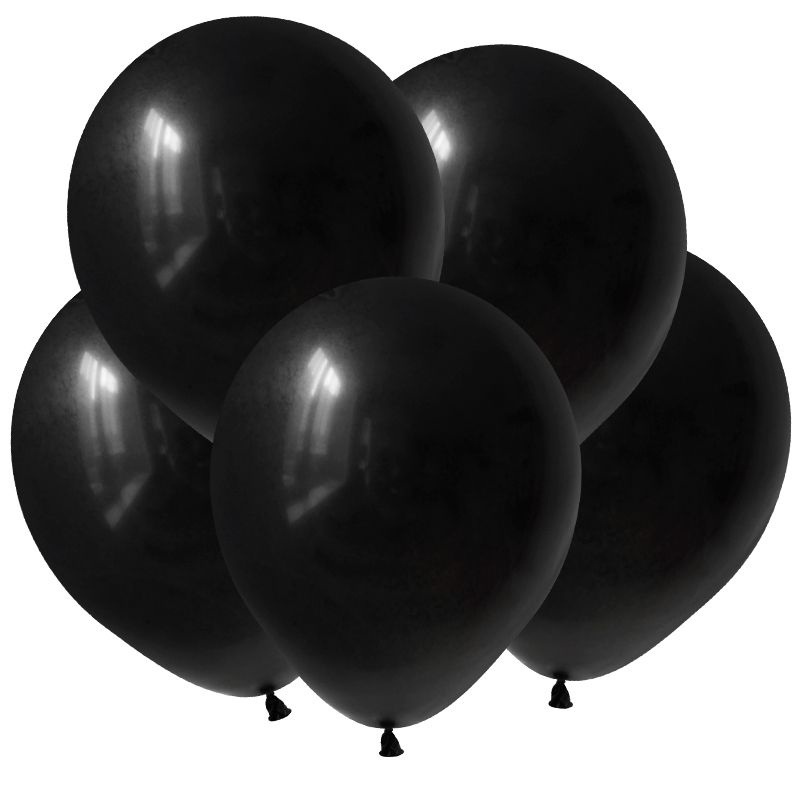 Набор воздушных шаров/Черный, Пастель / Black /12,5 см/100 шт. #1