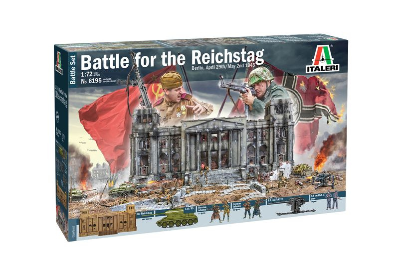 Сборная модель Italeri Диорама Battle for the Reichstag 1945 (Битва за Рейхстаг), 6195  #1
