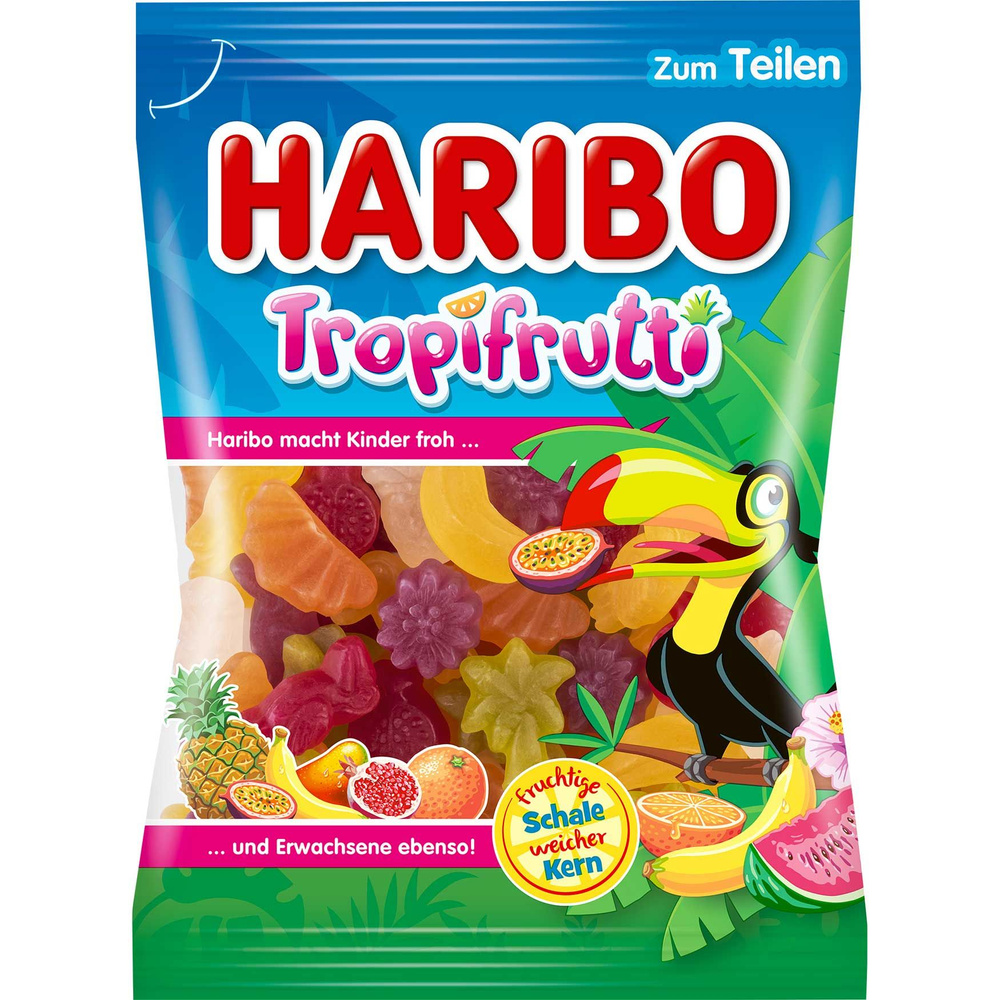 Мармелад жевательный HARIBO Tropifrutti Тропические Фрукты 175 г  #1