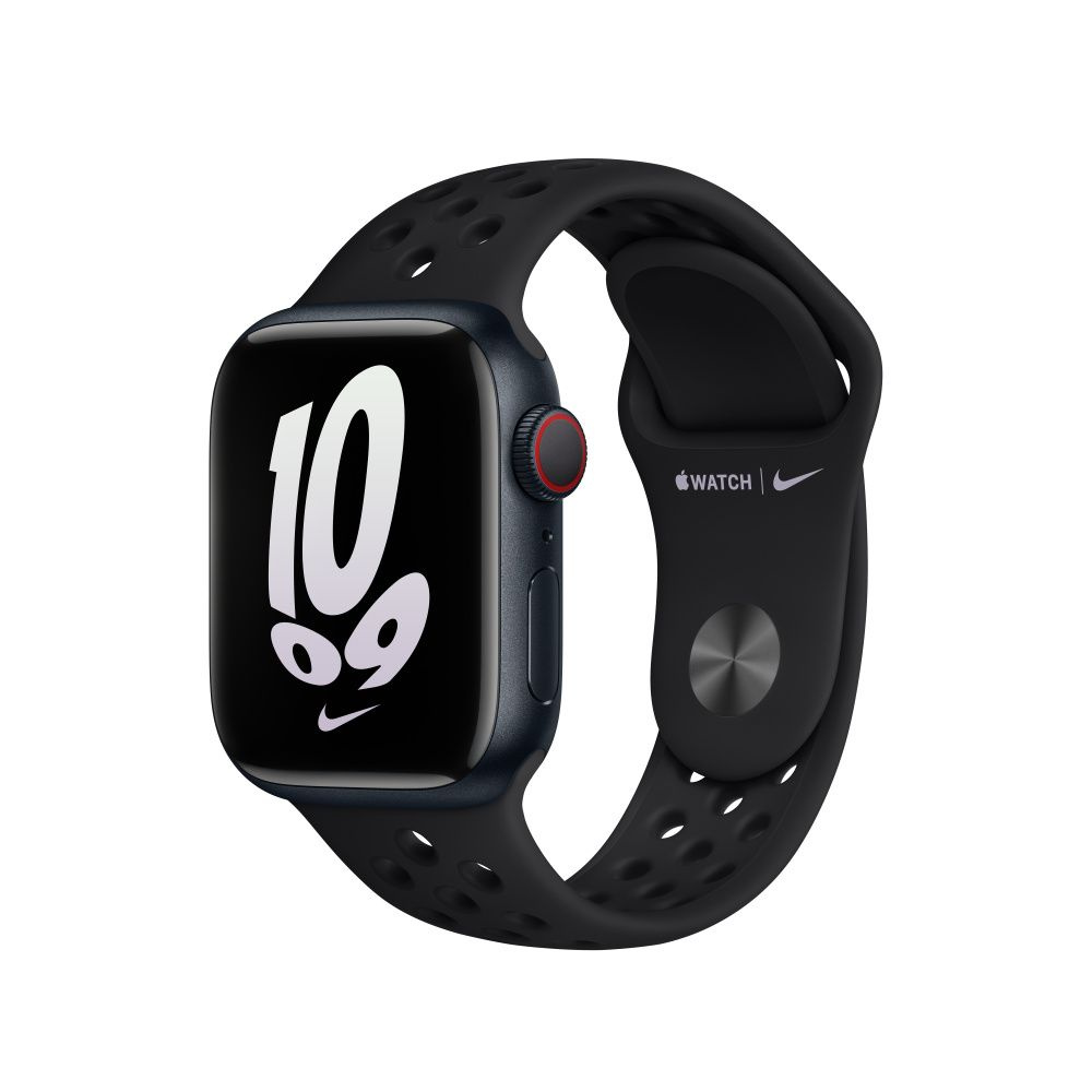 Ремешок силиконовый Black/Black Nike Sport Band (Чёрный/Чёрный) Apple Watch 41mm (38mm; 40mm) MPGN3ZM/A #1